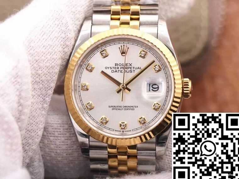 Datejust EW Dial 126233 White Factory Rolex 1024